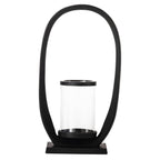 Kandelaar Calonagas Zwart 23x11x42 cm