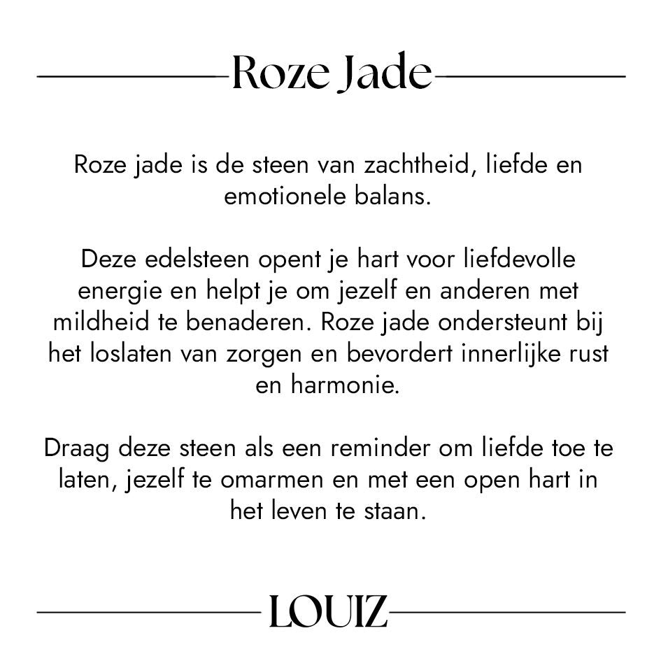 Louiz Telefoonkoord Roze jade