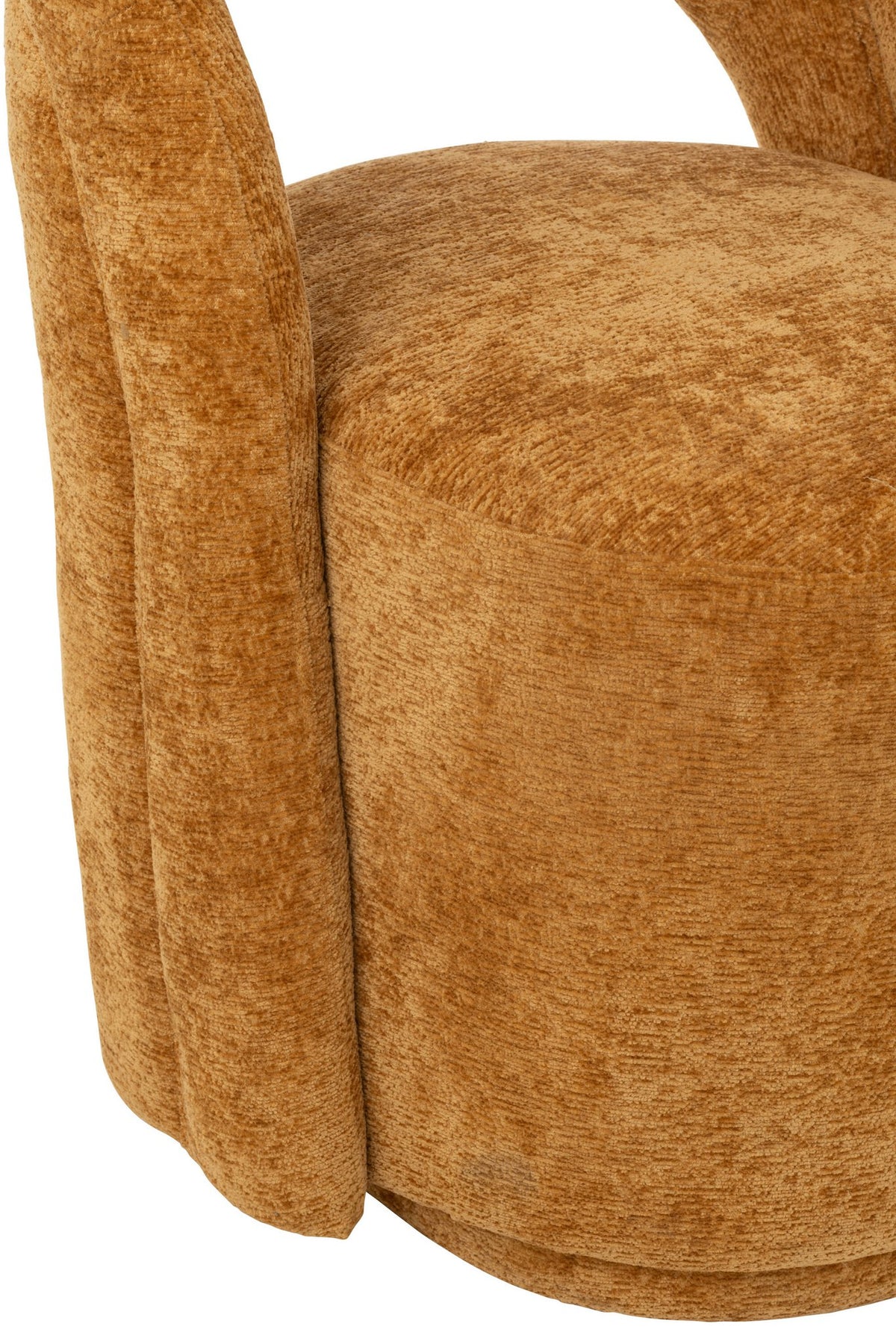 J-Line stoel Accent stoel - textiel - oker