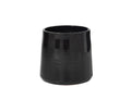 J-Line bloempot Rond - keramiek - zwart - large - Ø 28 cm