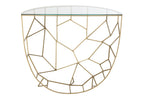 J-Line Console Moza Metaal/Glas Goud