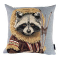 Gobelin kussen jas wasbeer 45x45cm