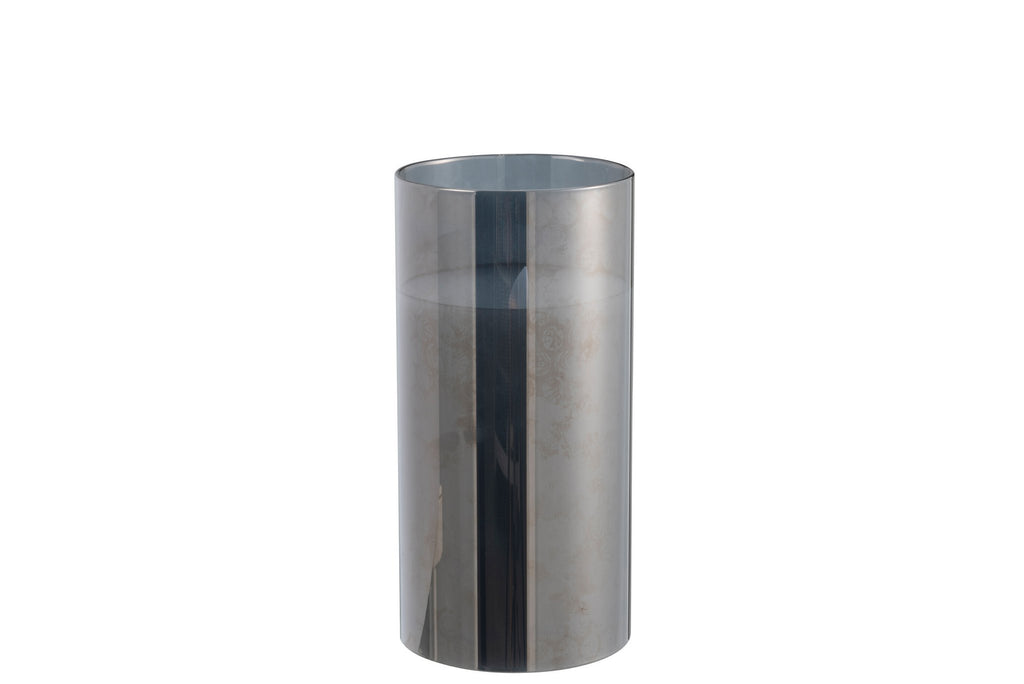 J-Line lamp Blinkend - glas - grijs - medium - LED lichtjes