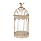 Vogelkooi Decoratie Set van 2 Ø 32x60 / Ø 23x40 cm Bruin Metaal