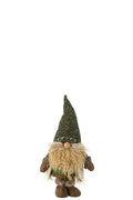 J-Line Kabouter Gebreid Textiel Groen Small