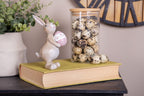 Decoratie Beeld Konijn 15 cm Beige Kunststof