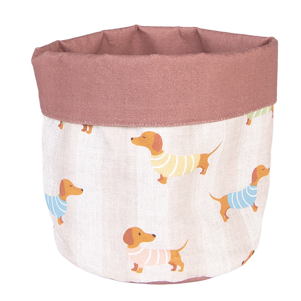 Broodmand Ø 15x16 cm Beige Katoen