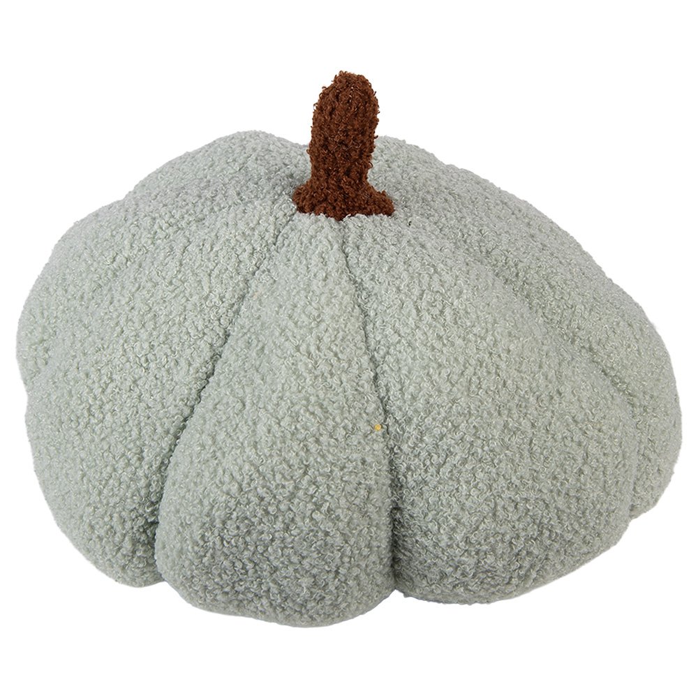 Decoratie Pompoen Ø 30x18 cm Groen Polyester