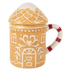 Mok Gingerbread house 350 ml Bruin Keramiek