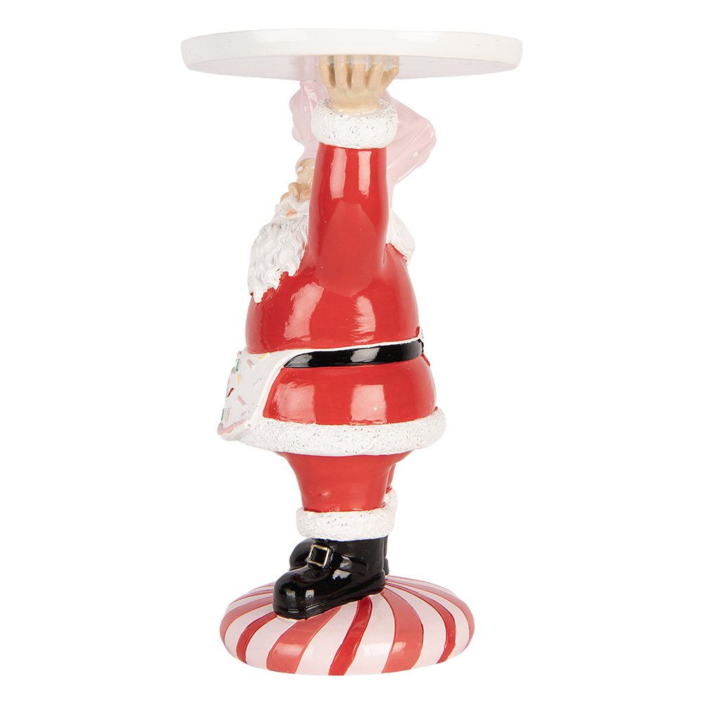 Kerstdecoratie Beeld Kerstman 21x14x27 cm Rood Kunststof
