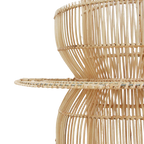 Saturn rotan wandlamp