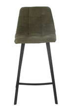 J-Line Barstoel Kent Metaal/Polyester Groen