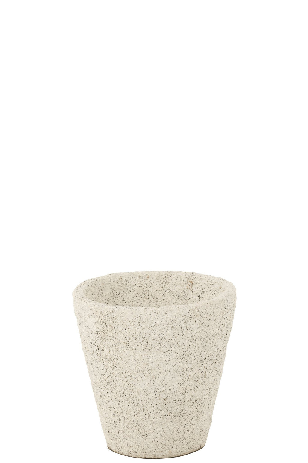 J -Line Bloempot Antique - Cement - Wit - Large - Ø 40 cm
