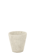 J -Line Bloempot Antique - Cement - Wit - Large - Ø 40 cm