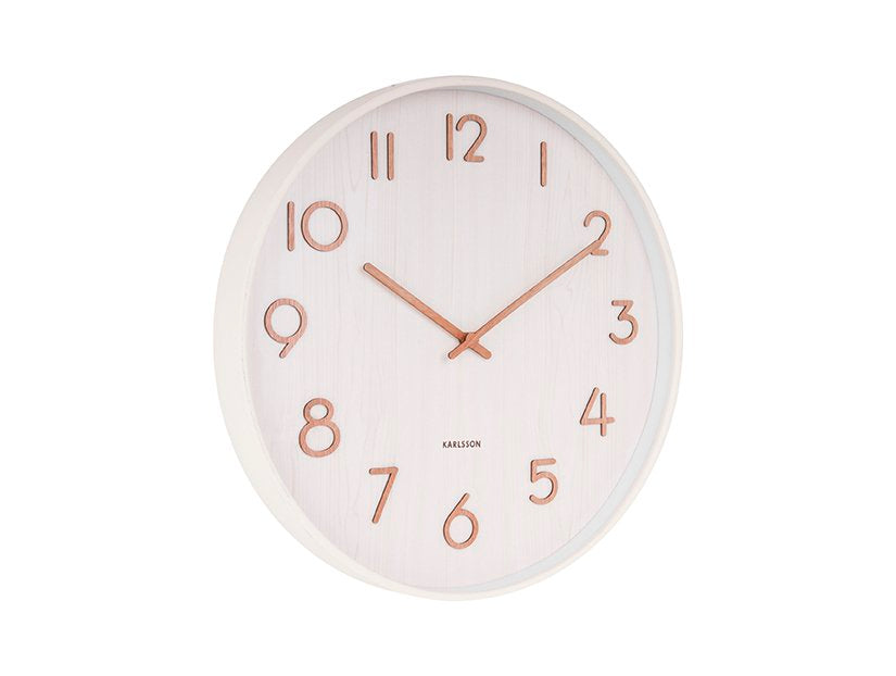Wandklok Puur Medium