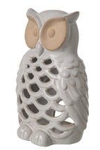 J-Line decoratie Uil - porselein - wit - large