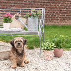 Bloempot Ø 20x19 cm Roze Keramiek Bloemen Bloempot Binnen