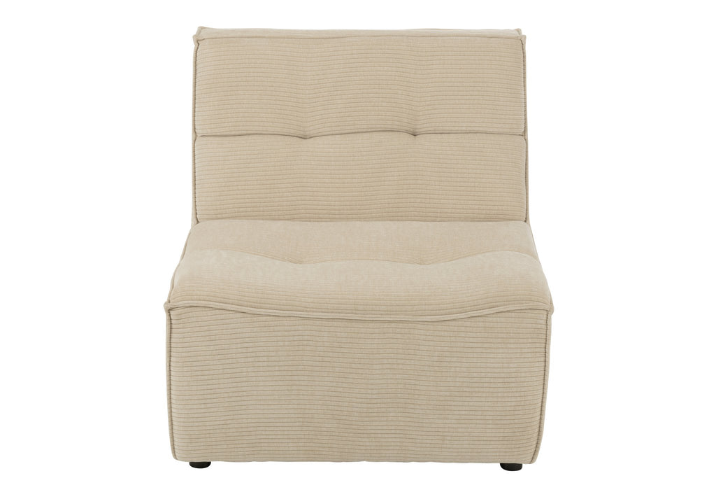 J-Line sofa grid - populierenhout/schuim - beige