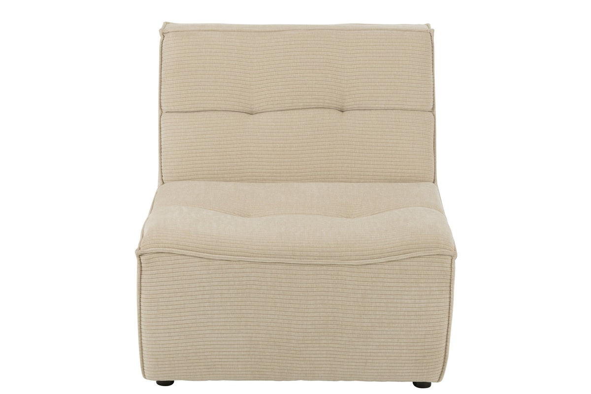 J-Line sofa grid - populierenhout/schuim - beige