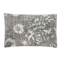 Vintage Flower kussen groen 40x60cm