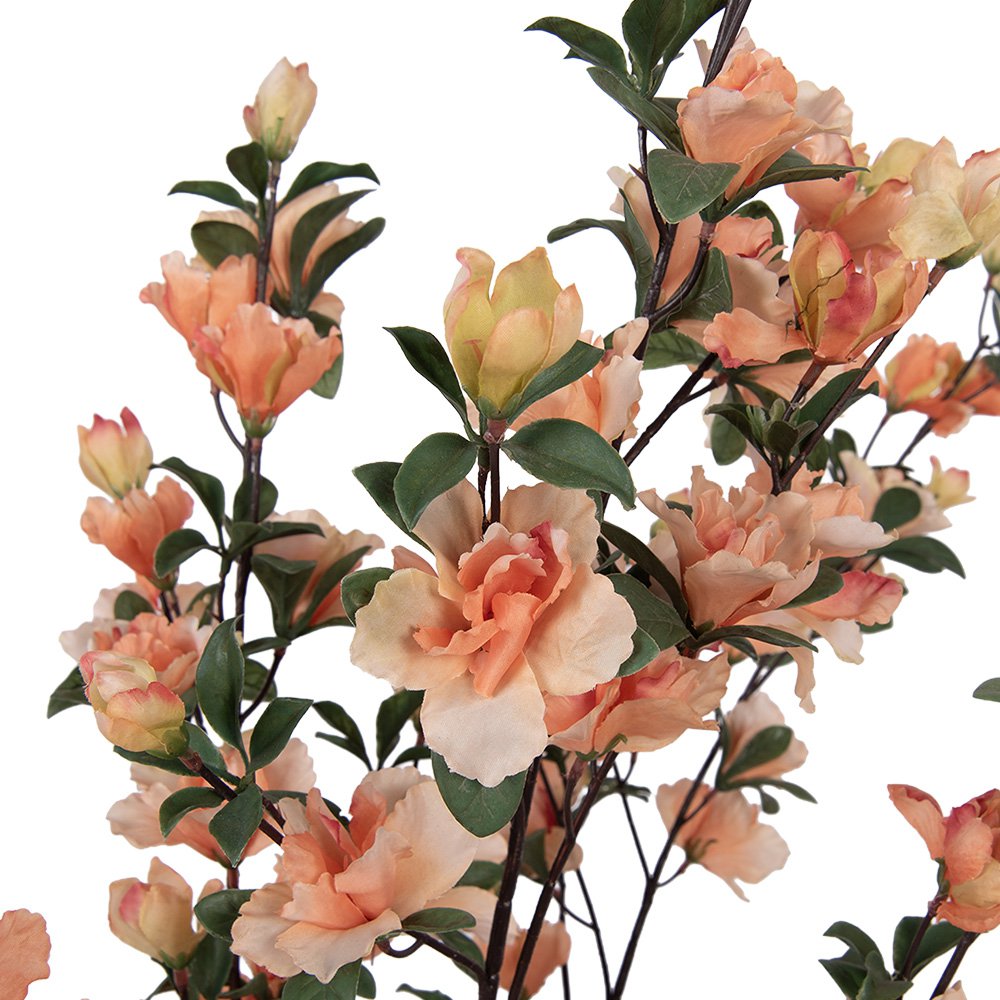 Kunstboom 20x20x135 cm Oranje Kunststof