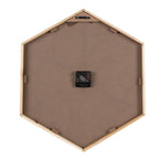 Wandklok 50 cm Zwart Bruin Hout Muurklok
