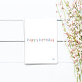 Happy Birthday Smiley - Postkarte 10er set