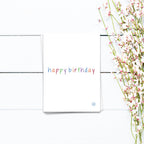 Happy Birthday Smiley - Postkarte 10er set