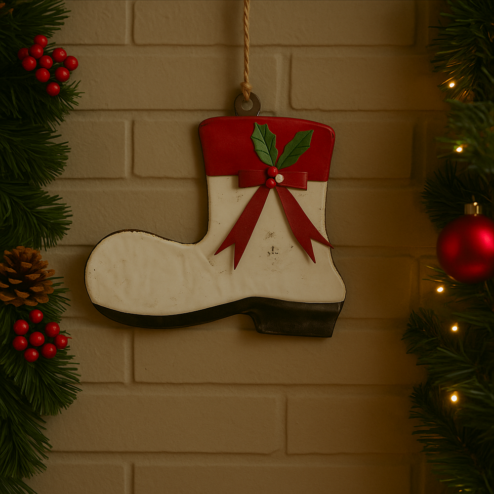 Iron Christmas Boot
