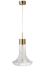 J-Line Hanglamp Led Goud Metaal Transparant