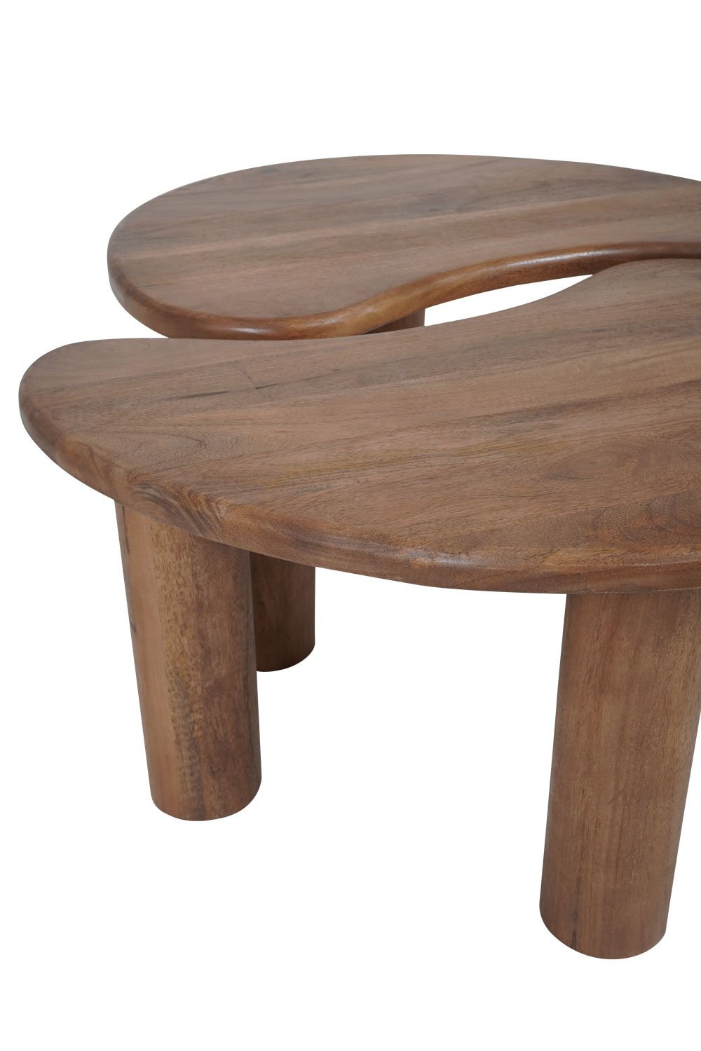 Salontafel Lina - Mangohout - Set van 2