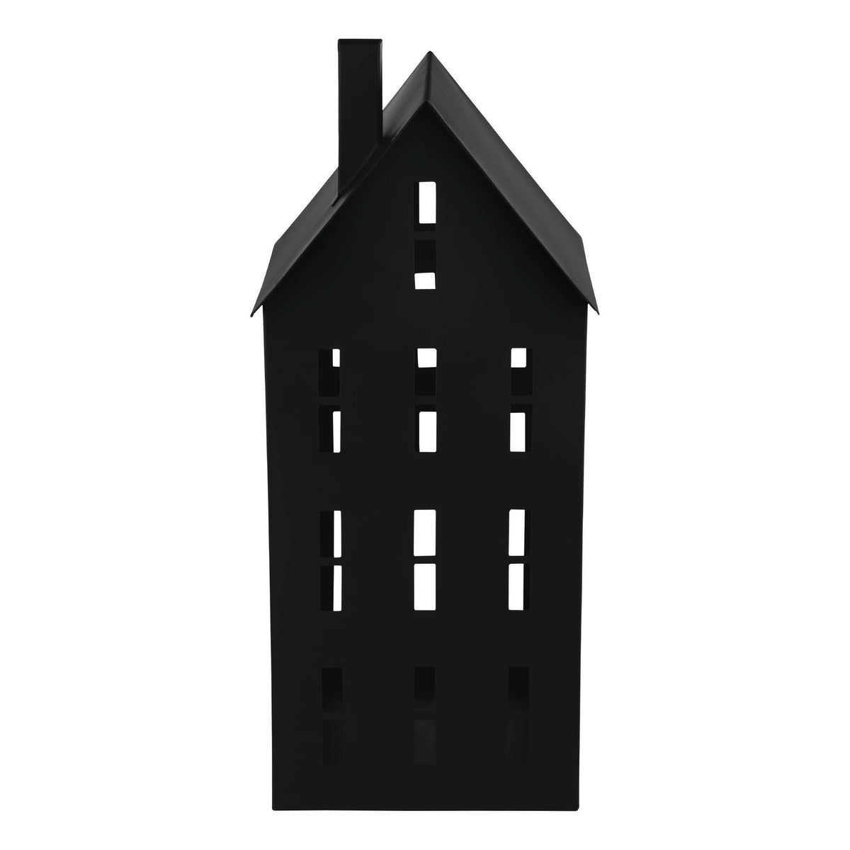 Windlicht Gutapol Zwart 17x16x36 cm