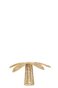 J-Line decoratie Palmboom - ijzer/papier - naturel - S