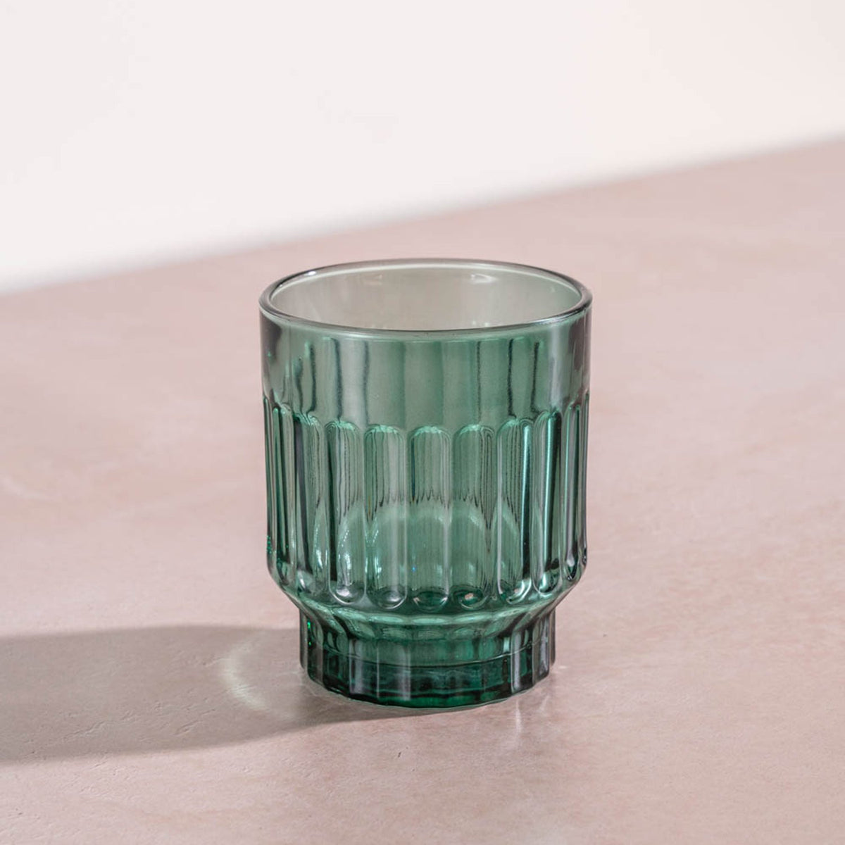 Glas 30cl groene tint - Set van 4