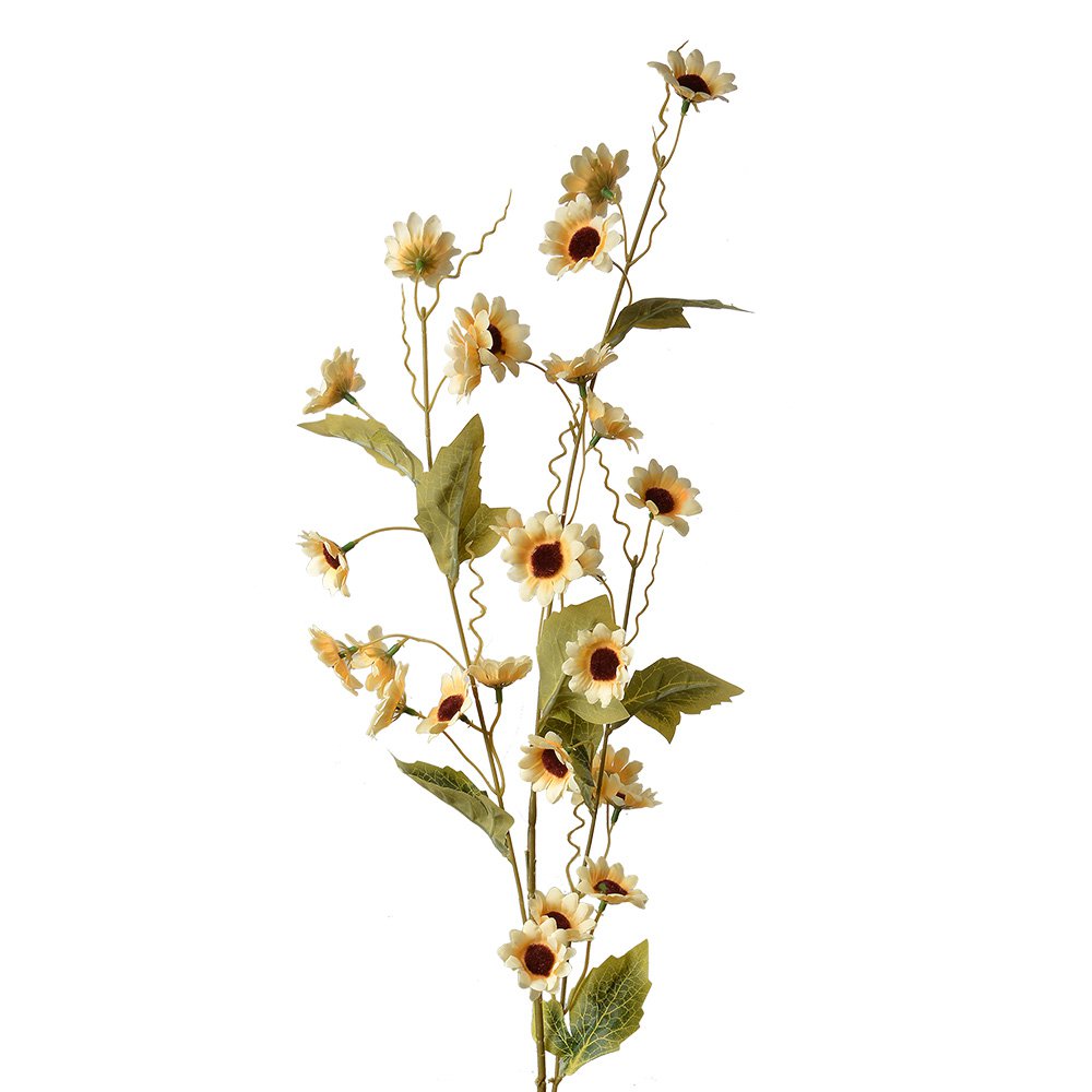 Kunstbloem 107 cm Geel Kunststof