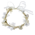 Haarband meisje wit Synthetisch Bloemen Haarbanddames