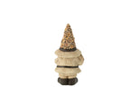 J-Line figuur Kabouter - hout - polyresin - naturel - M