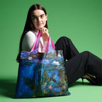 Loqi Bag Large - Water Lilies Neon Pink gerecycled