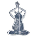 Broche Dames Zilverkleurig, Metaal null