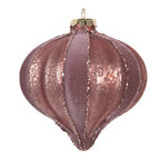 Kerstbal Ø 10x10 cm Roze Glas