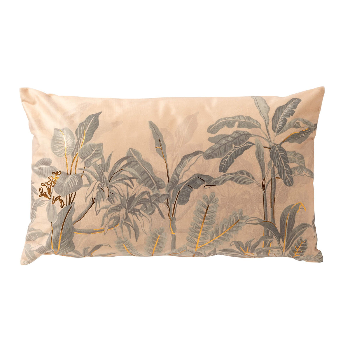 Nederlands decor Aaron - Cushion 30x50 cm - Moss Gray - Pink