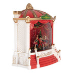 Kerstdecoratie met LED-verlichting en muziek 22x11x23 cm / 3xAA Rood Kunststof