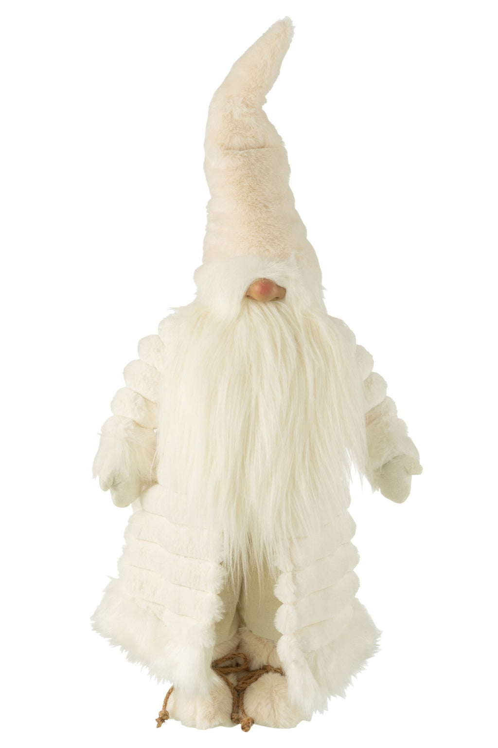 J-Line Kabouter Gewatteerde Jas Textiel Creme/Bruin Large