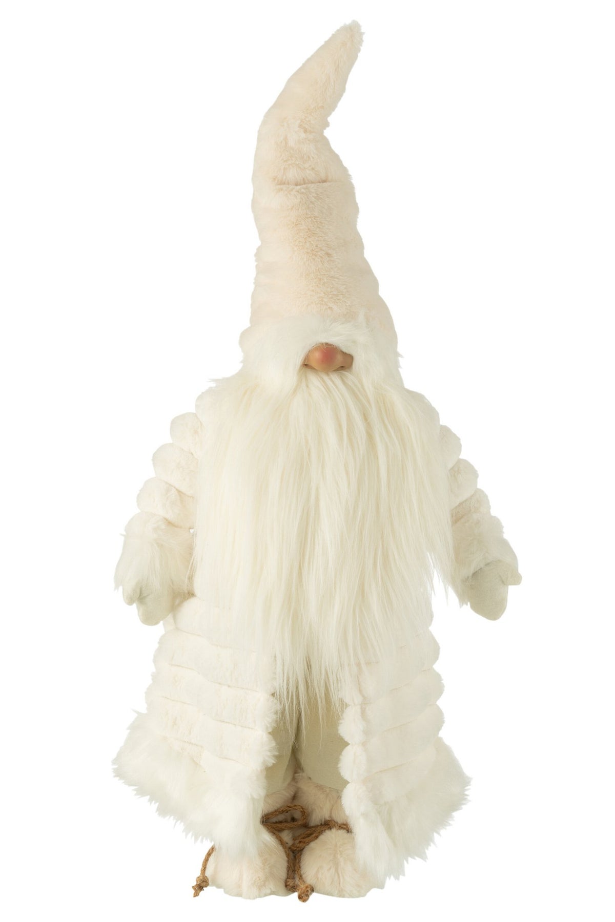 J-Line Kabouter Gewatteerde Jas Textiel Creme/Bruin Large
