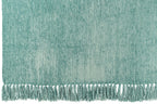 J-Line deken Chenille - polyester - turkoois