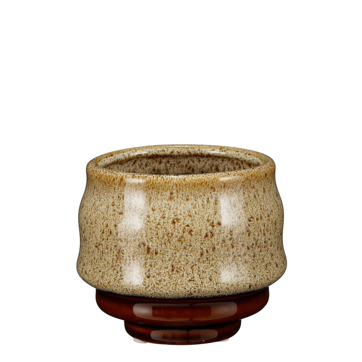 Bowie pot rond bruin