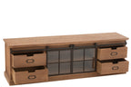 J-Line tv-kast Mia - dennenhout - naturel