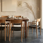 Eettafel bruin opklapbaar XL