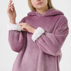 Textino FEM - Hoodie 60x90 cm - Tienermeisjes - Dusky Orchid - Paars