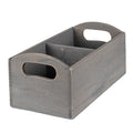 Brievenhouder 30x15x13 cm Grijs Hout Postbakje